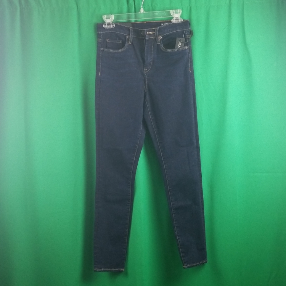 High rise skinny jeans